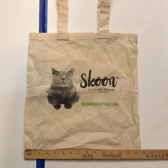 Skoon Cat Litter with Diatomax Thin Cotton Tote Bag - Picture 5 of 6